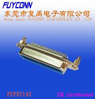 China 14 24 36 50Pin Champ Solder pin Centronics Connector Female type with board lock factory