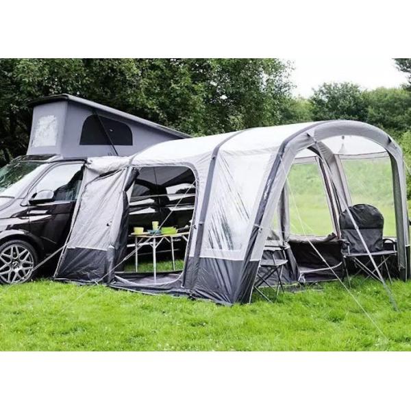 Quality Waterproof PU3000MM Outdoor Roof Top Tent Grey Oxford RV Awning 350X250X240CM for sale
