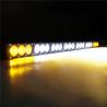 China Double color amber and white 210W Cree single row Led light bar 4X4 DHCB-L210SDC factory
