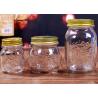 China Airtight Empty Glass Jars , Glass Bottles For Juice Storage Clear Color factory