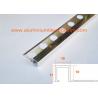 China Mirror Bright Aluminium Tile Edge Trim , Polished Chrome Angle Trim Tile Edging factory