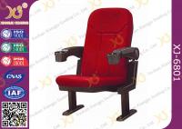 China Multi Color Plastic Folded Theater Stadium Seating With Cup Holder OEM / ODM factory