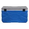 China Heavy Duty Blue Rotomolded Cooler Box Food Cold Storage With 3 Large Reusable Ice Packs factory
