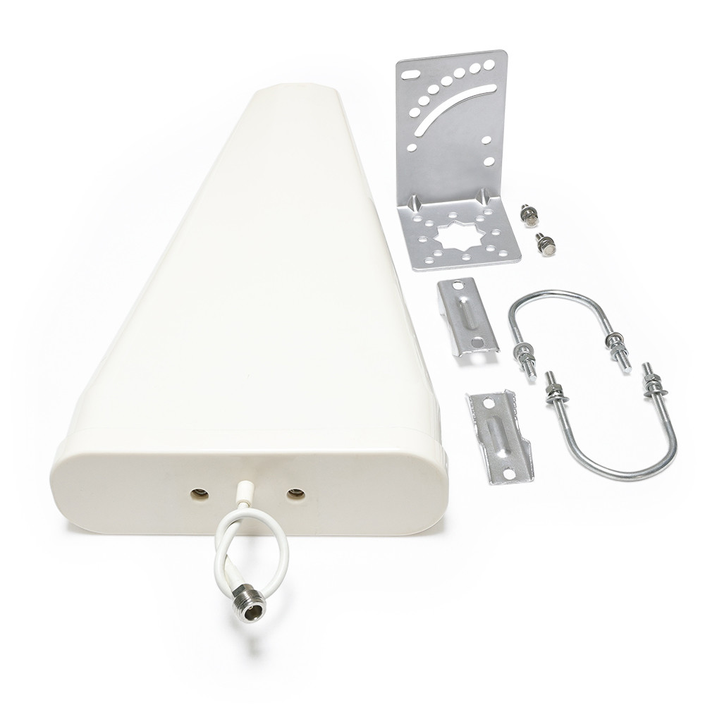 China Outdoor Log Periodic 12dBi Signal Booster Antenna 700MHz To 2700MHz factory