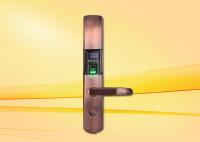 China Outdoor Fingerprint Door Lock , biometric security locks with USB Flash disk factory