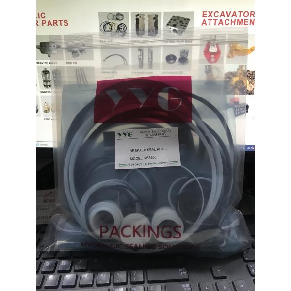 Quality Oil Resistance Hydraulic Breaker Seal Kit KB3600 Standard Rubber Material for sale