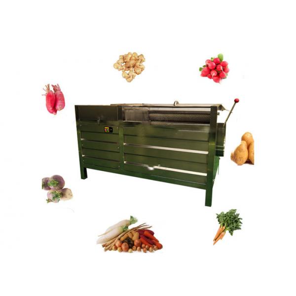 Quality Root Vegetable Fruit Washing Machine For Potato / Carrot for sale