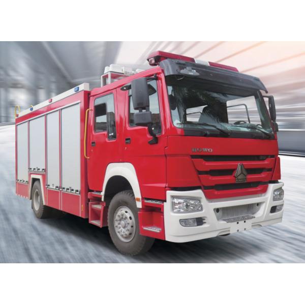 Quality HOWO Fire Rescue Vehicle , Rapid Response Fire Truck Euro 2 Euro 5 for sale
