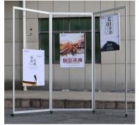 China Kiosk &amp; Screen Style Display Stands | Floor Displays with Cable Systems for displaying graphic panels, posters, artwork, factory