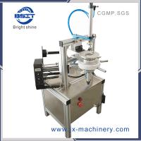 China HT900 semi-automatic soap pleat Wrapping packing machine for hotel soap factory
