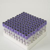 Quality 2ml K2 EDTA Vial Glass Plastic Purple Top Blood Collection Tube CE Mark for sale
