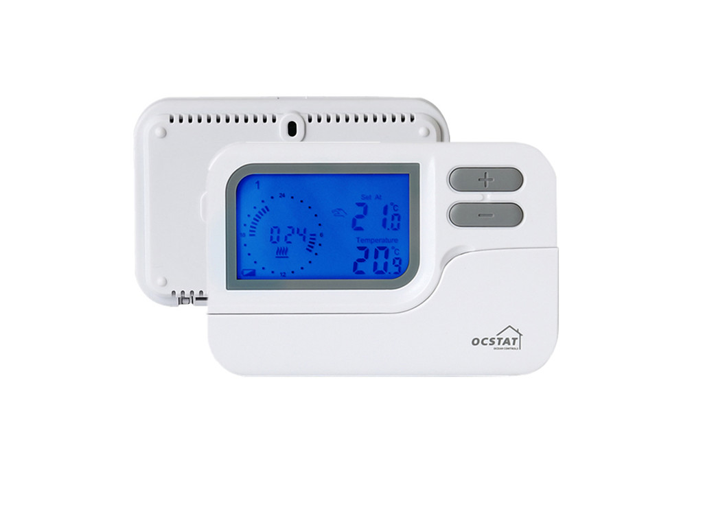 China House Underfloor Heating Room Thermostat / Wireless  RF Programmable LED Room Temperature Thermostat for sale