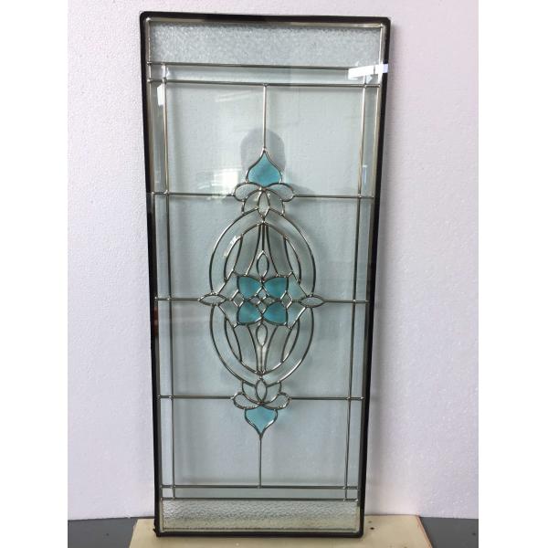 Quality Decorative Flower Diamond Leaded Double  Triple Glazed Units Glass For Windows IGCC for sale