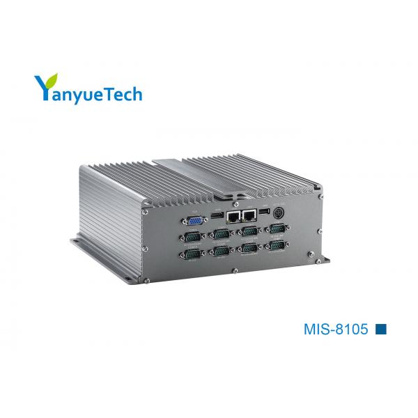 Quality MIS-8105 Fanless Box PC / Fanless Embedded System 1037U CPU Dual Network 10 Series 6 USB for sale