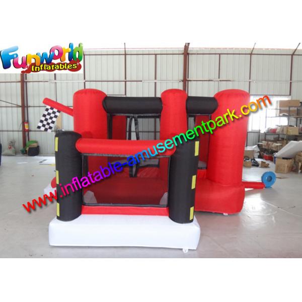 Quality Customized Race Inflatable Jumping House , Mini Bouncing Castle For Kids for sale