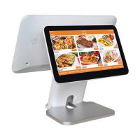 Quality 15 Inch Android Pos System Terminal All In One POS Dual Screen Touch Screen for sale