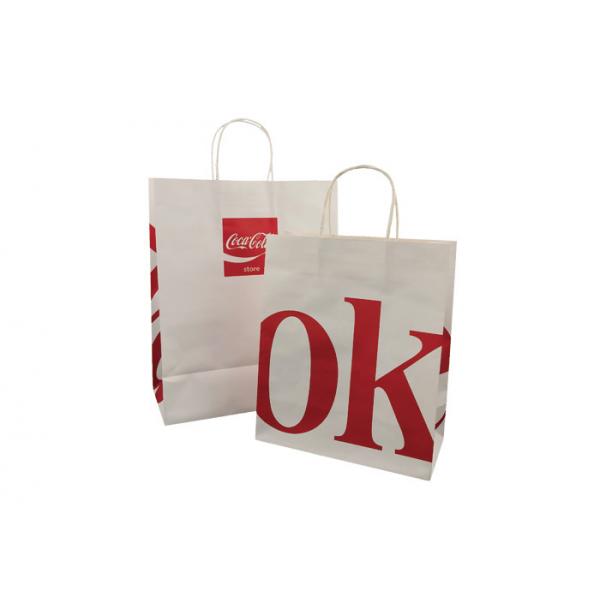 Quality Unique Sustainable Personalised Paper Bags / Custom Printed Grocery Bags for sale