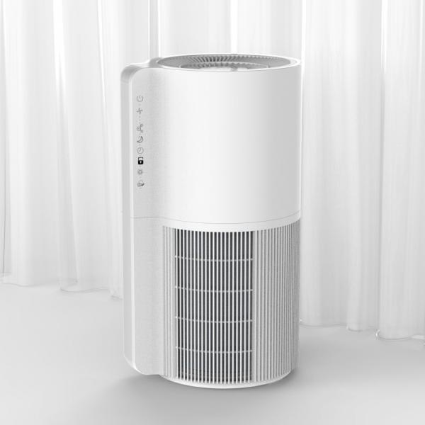 Quality White Whole House Air Cleaner , H12 Pureflow Smart Air Purifier With Child Lock for sale