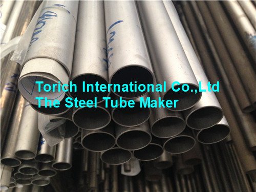 Quality Titanium Welded Seamless Alloy Steel Pipe TA3 TA9 TA10 0.5 - 2mm Wall Thickness for sale