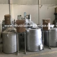 China 500kg/H 1000KG Tilting Industrial Metal Melting Furnace Aluminum Melting Induction factory