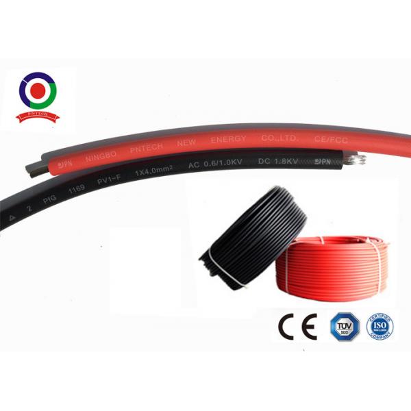 Quality TUV CE 1.5mm DC Power Cable Solar Sunlight Resistant For PhotoVoltaic System for sale