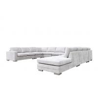 China Contemporary Fabric Love Seat Sofa 8 Piece Upholstered Love Seat  Two Back Cushions factory