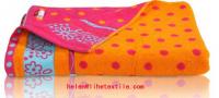 China 100% cotton double jacquard beach towel , customer design , 70x140cm factory