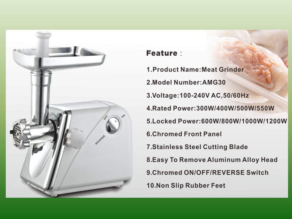 China Practical Home multi-function home electric meat grinder Mincer GK-AMG30 factory