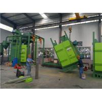 Quality Automatic Dual Track Hook Type Shot Blasting Machine With Siemens PLC Control for sale