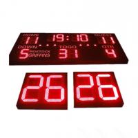 Quality Separate Frame Football Stadium Scoreboard With Shot Clock Front Face UV for sale