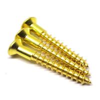 China Drywall Brass Self Tapping Screws 125mm Length Stainless Steel Machine Screws factory