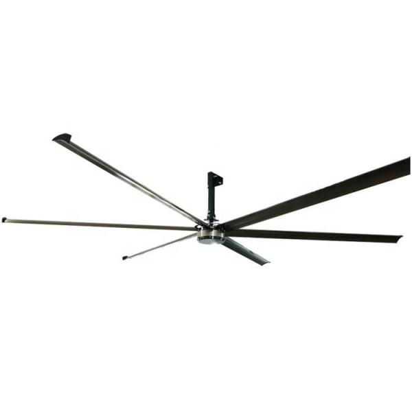 Quality 3.6m 0.7kw Giant Industrial Ceiling Fans High Efficiency HVLS Outdoor Ceiling Fans for sale