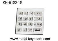China IP65 Rated Vending Machine Metal Keypad , 16 key keypad 4 x 4 factory