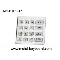 China IP65 Rated Vending Machine Metal Keypad , 16 key keypad 4 x 4 factory