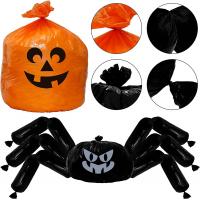 China Halloween Jumbo Spider Pumpkin Lawn Leaf Bags Party Decor factory