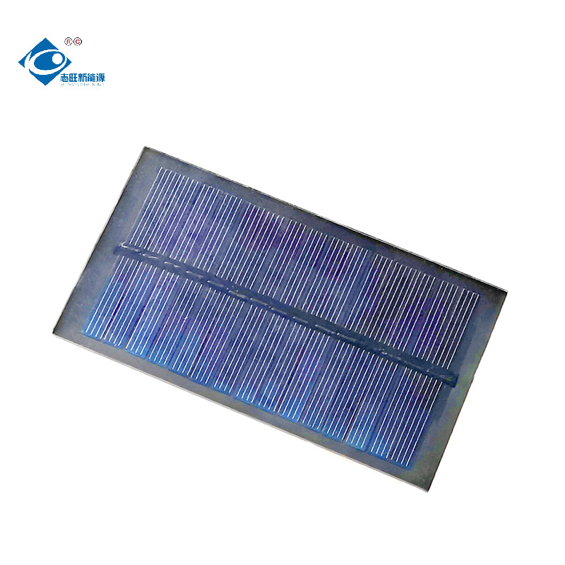 China Customized 7.5V Transparent Glass Solar Panel ZW-11060-G Mini Portable Solar factory