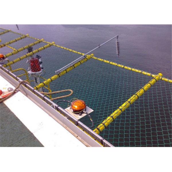 Quality 1.5m Width Ss Cable Rope Helideck Safety Net For Perimeter for sale