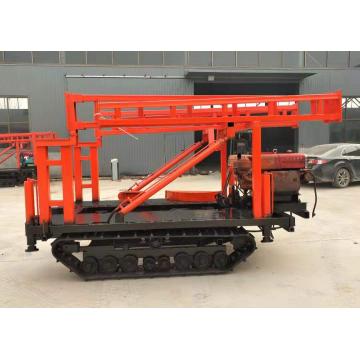 Quality GK 200 Portable Hydraulic Crawler Mounted Drilling Rig With 8 Wheels Folding for sale