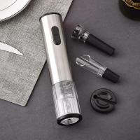 China Automatic Electric Corkscrew Set Stainless Steel Electric Wine Opener Gift Set factory