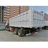 China 50 Tons 23.5m3 Sinotruk Dump Truck With Crane factory