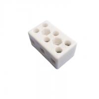 China 3 Ways 15A Ceramic Terminal Block resistant insulated Ceramic Wire Connection high-temperature connectors terminals factory