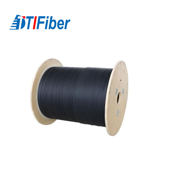 Quality Single Mode Fiber Optic Cable 4 Core Self Supporting FTTH Bow Type LSZH Jacket for sale