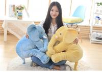 China Eco Friendly Fabric Stuffed Elephant Toy , Cuddly Elephant Soft Toy Up To 90cm factory