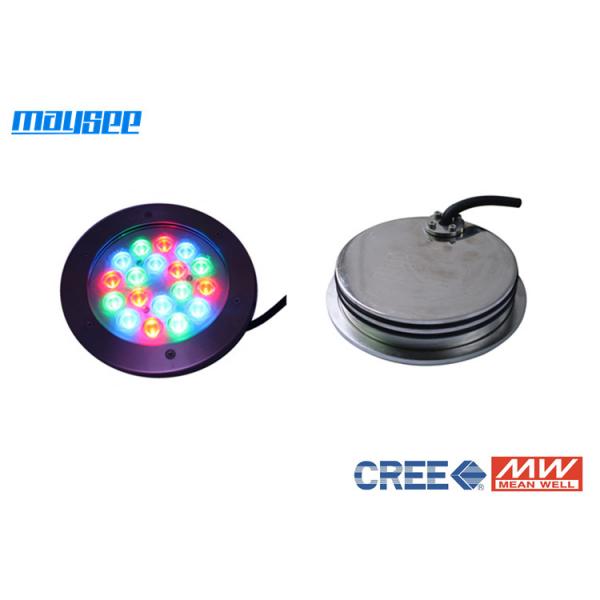 Quality Customized Energy Saving Round Led Underwater Pool Lights Cree Chip for sale
