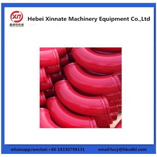 Quality DN125 Carbon Steel Concrete Pump Bend For Construction Site for sale