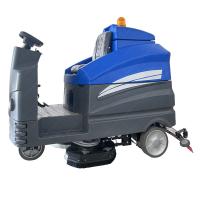 China Ride On Floor Scrubber Mechanical Electric Industrial Vacuum Sweeper With Brush factory
