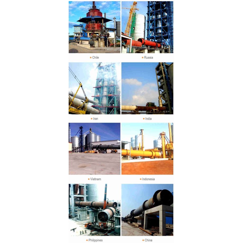 Waste Incinerator Horizontal Lime Cement Rotary Kiln from China Factory