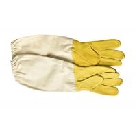 Quality Economic Soft And Comfortable Sheepskin Protective Beekeeping Gloves Against Bees for sale