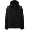 China Bulk Polyester Black Hooded Anorak Jacket Sports Apparel Eco Friendly factory