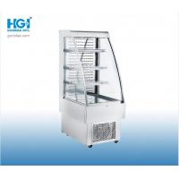 China Digital Temperature Controller Upright Cooler 230L Open Display For Beverage for sale